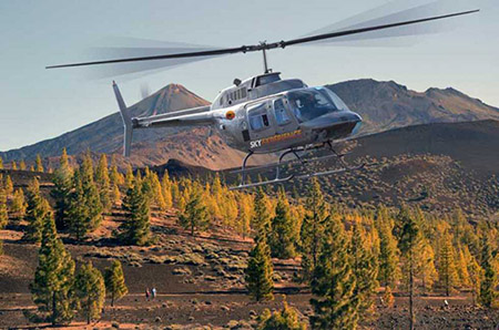 Helicopter tour gran Teide luxury